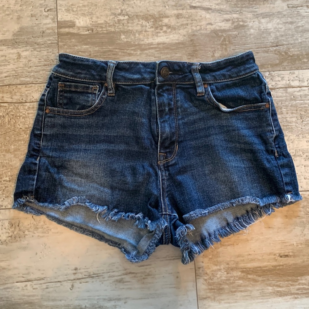 PacSun high rise jean shorts